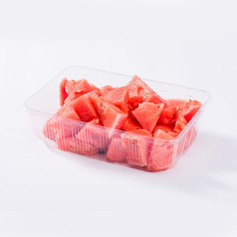 XGL-2817 High-Transparency Deep PET Fruit Tray With Reinforced Side Walls