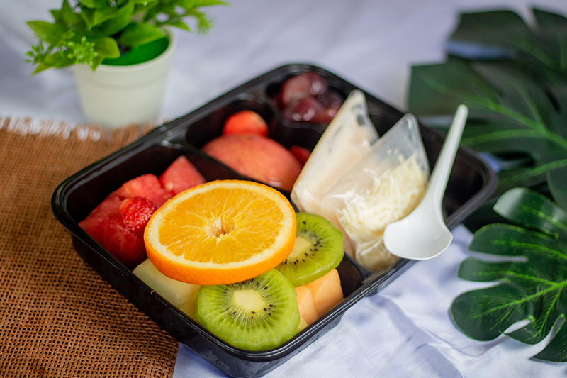 PET Fruit Container with Lid