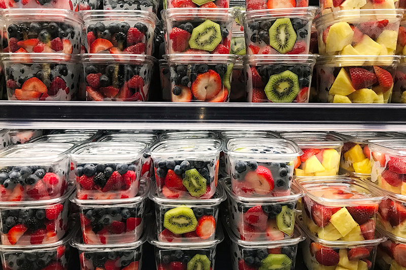PET Fruit Container with Lid